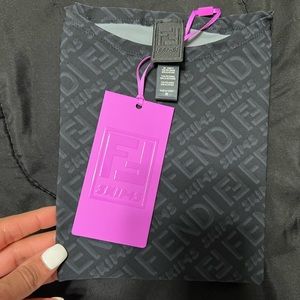 FENDI SKIMS LONG SLEEVE BODYSUIT